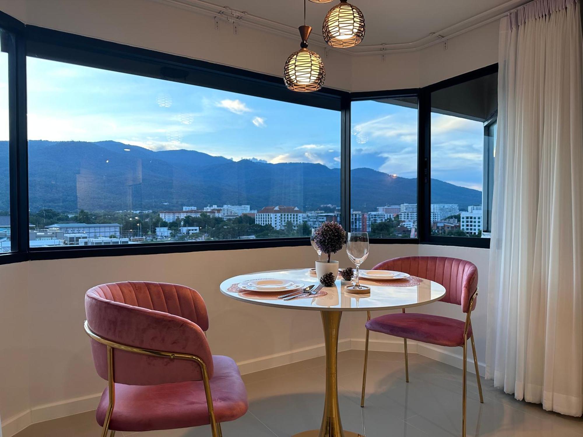 Mountain & City View Panorama At Nimman Chiang Mai Exterior photo
