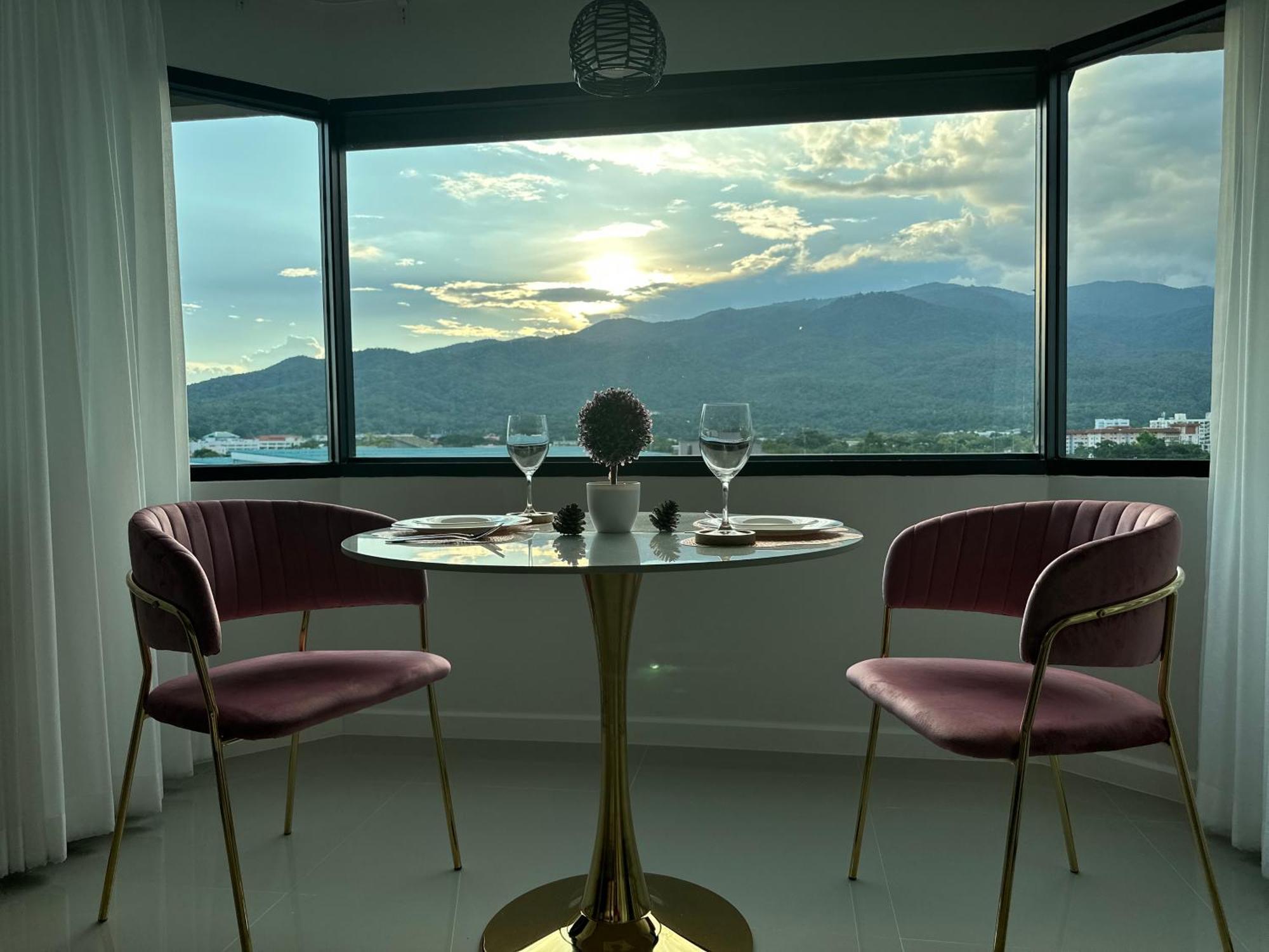 Mountain & City View Panorama At Nimman Chiang Mai Exterior photo